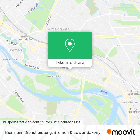 Biermann Dienstleistung map