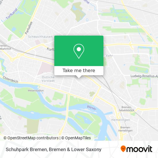 Карта Schuhpark Bremen