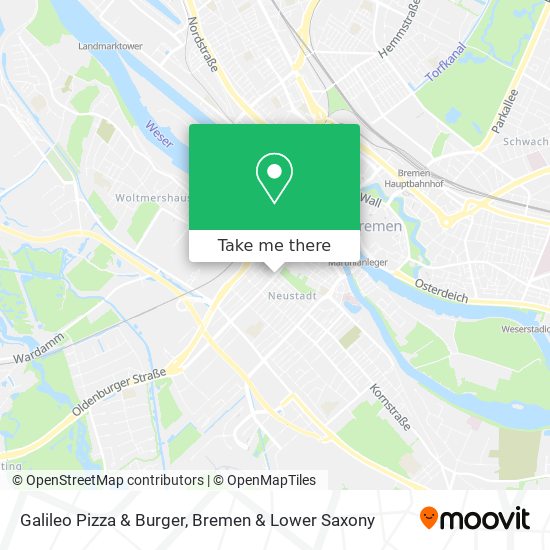 Galileo Pizza & Burger map