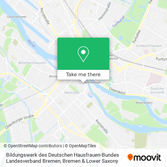 Bildungswerk des Deutschen Hausfrauen-Bundes Landesverband Bremen map