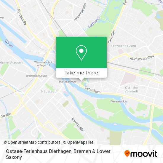 Ostsee-Ferienhaus Dierhagen map