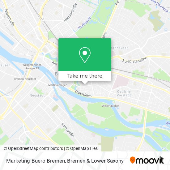 Marketing-Buero Bremen map