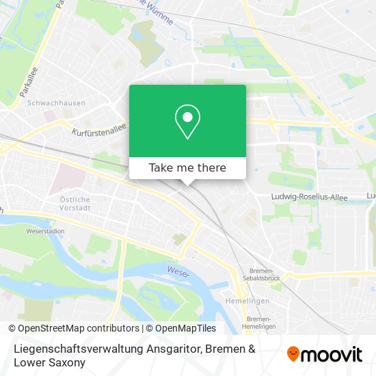 Liegenschaftsverwaltung Ansgaritor map