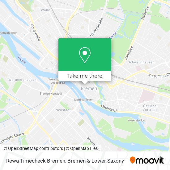 Карта Rewa Timecheck Bremen