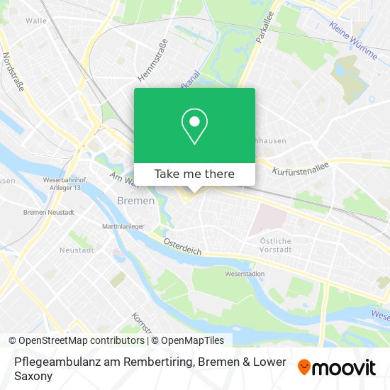 Pflegeambulanz am Rembertiring map