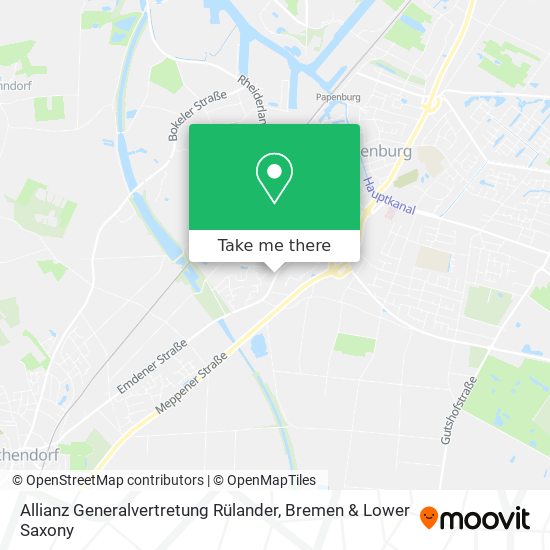 Allianz Generalvertretung Rülander map