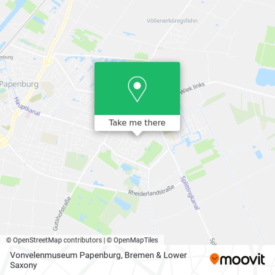 Vonvelenmuseum Papenburg map