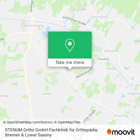 STENUM Ortho GmbH-Fachklinik für Orthopädie map