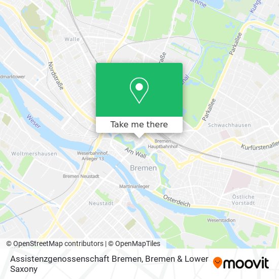 Карта Assistenzgenossenschaft Bremen