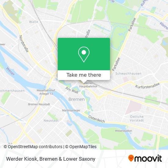 Werder Kiosk map