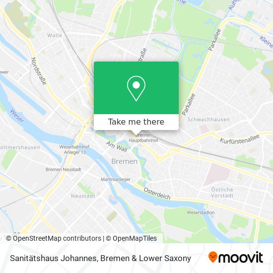 Sanitätshaus Johannes map