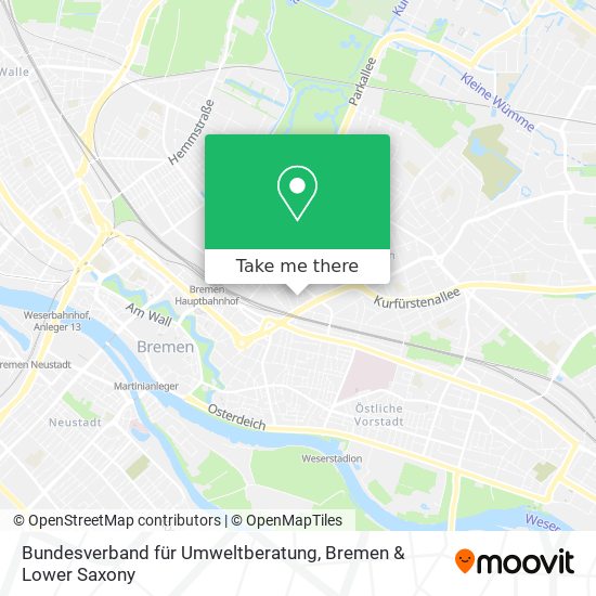 Bundesverband für Umweltberatung map