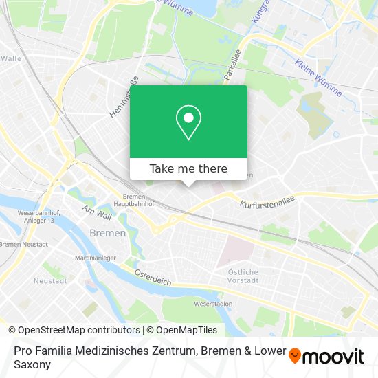 Pro Familia Medizinisches Zentrum map