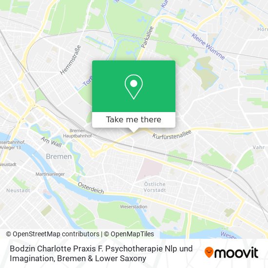 Bodzin Charlotte Praxis F. Psychotherapie Nlp und Imagination map