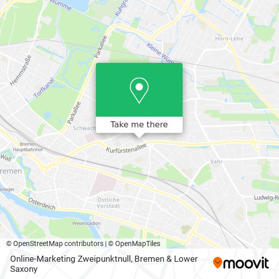 Online-Marketing Zweipunktnull map