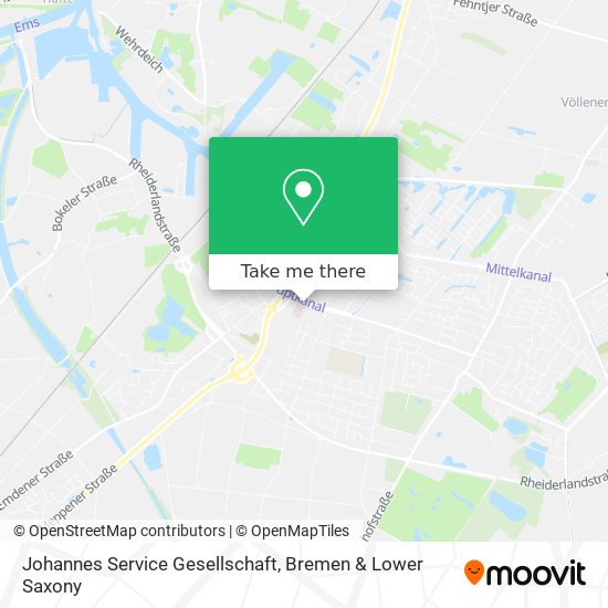 Johannes Service Gesellschaft map