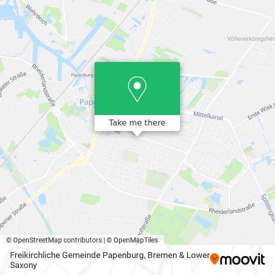 Freikirchliche Gemeinde Papenburg map