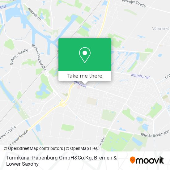 Turmkanal-Papenburg GmbH&Co.Kg map