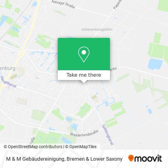 M & M Gebäudereinigung map