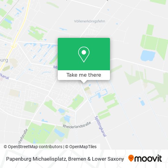 Papenburg Michaelisplatz map
