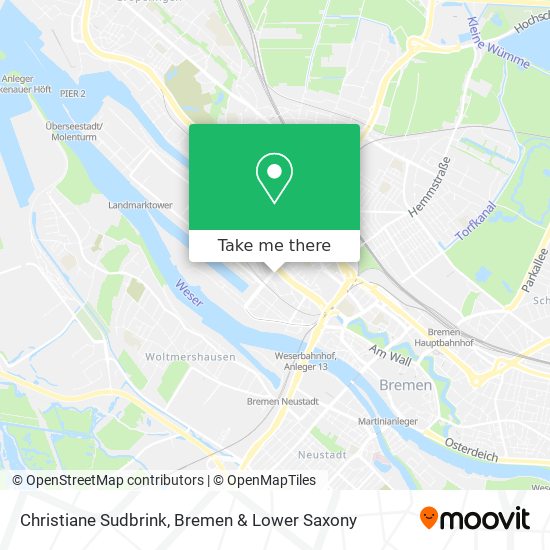 Christiane Sudbrink map