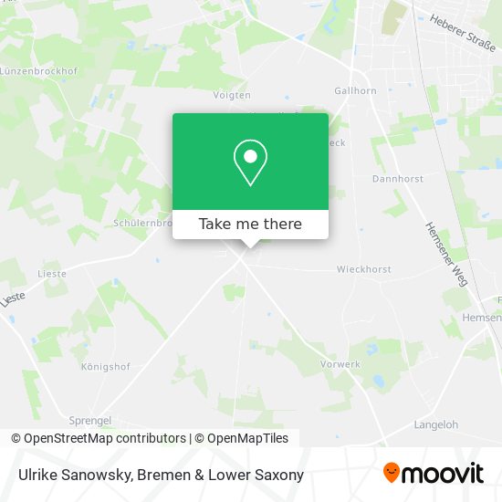 Ulrike Sanowsky map