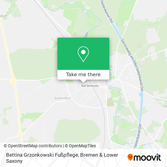 Bettina Grzonkowski Fußpflege map