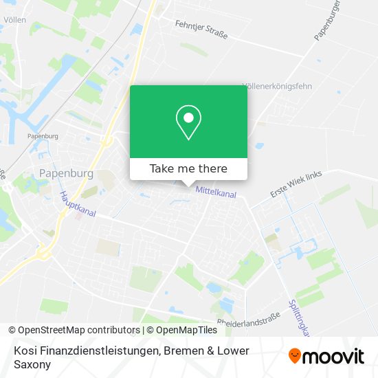 Kosi Finanzdienstleistungen map