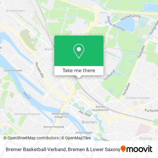 Карта Bremer Basketball-Verband