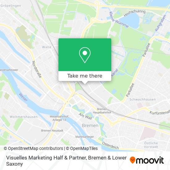 Visuelles Marketing Half & Partner map