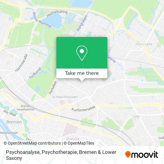 Карта Psychoanalyse, Psychotherapie