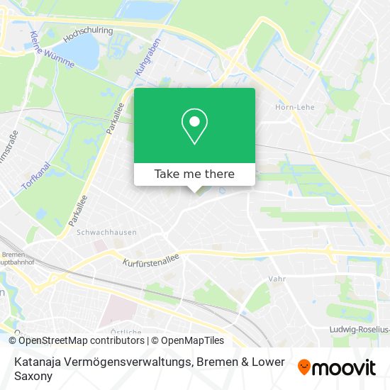 Katanaja Vermögensverwaltungs map