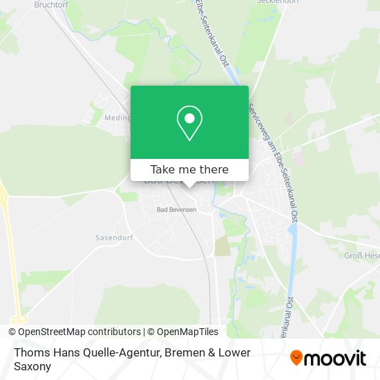 Thoms Hans Quelle-Agentur map