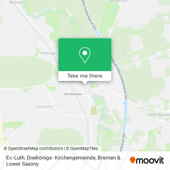 Ev.-Luth. Dreikönigs- Kirchengemeinde map