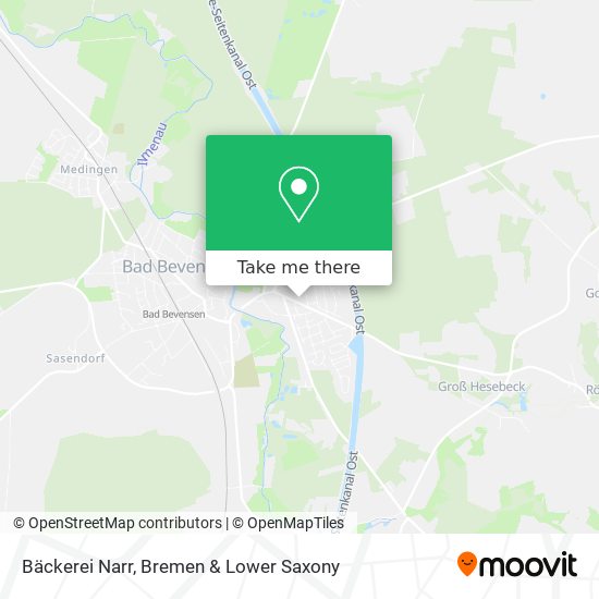 Bäckerei Narr map