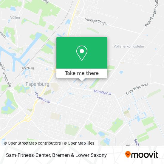 Sam-Fitness-Center map