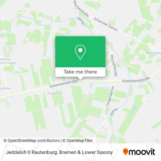 Jeddeloh II Rautenburg map