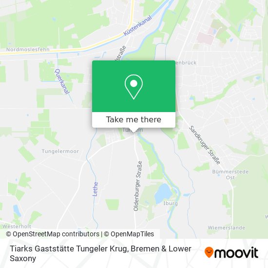 Tiarks Gaststätte Tungeler Krug map