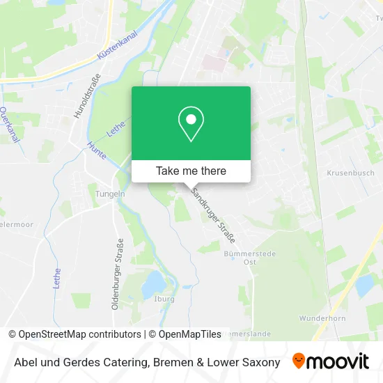 Карта Abel und Gerdes Catering