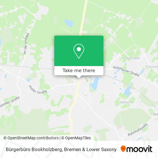 Bürgerbüro Bookholzberg map