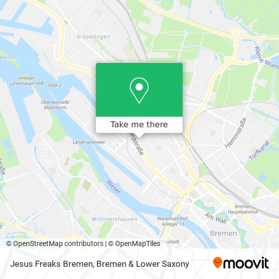 Jesus Freaks Bremen map