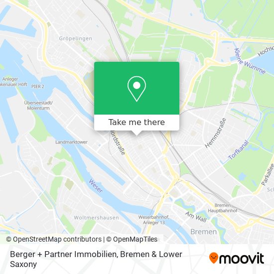 Berger + Partner Immobilien map