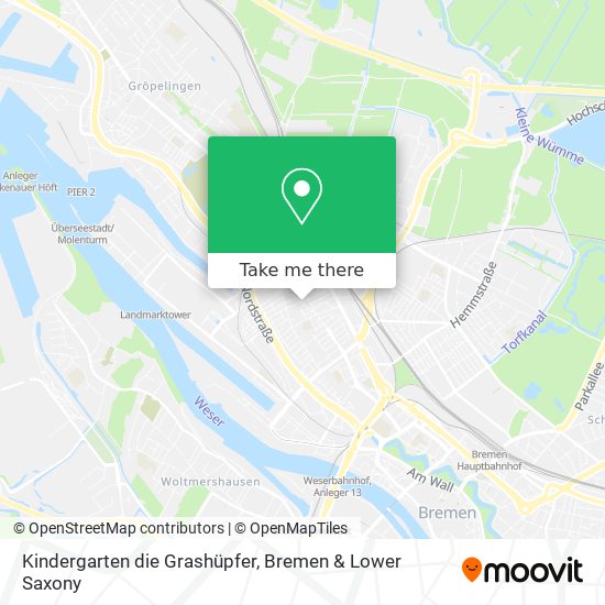Kindergarten die Grashüpfer map