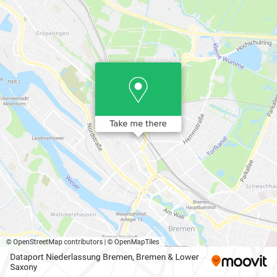 Dataport Niederlassung Bremen map