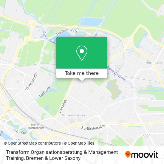 Transform Organisationsberatung & Management Training map