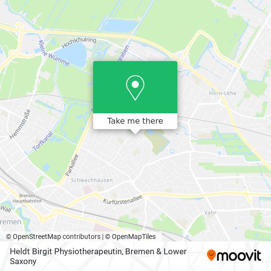 Heldt Birgit Physiotherapeutin map