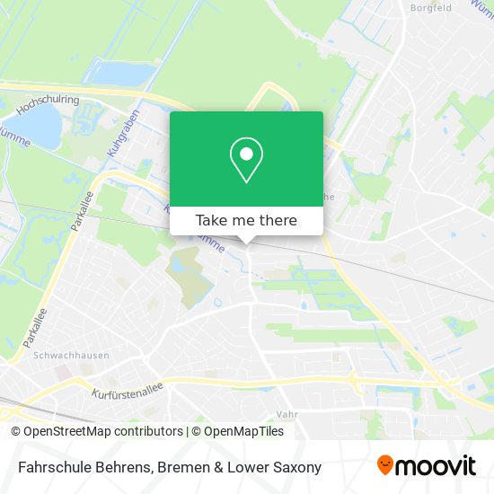 Fahrschule Behrens map