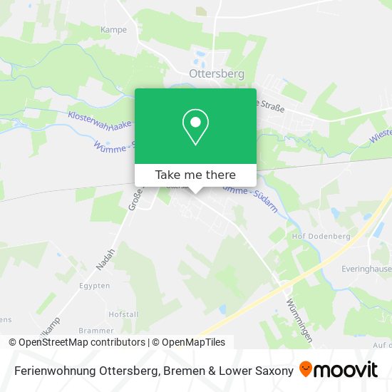 Ferienwohnung Ottersberg map