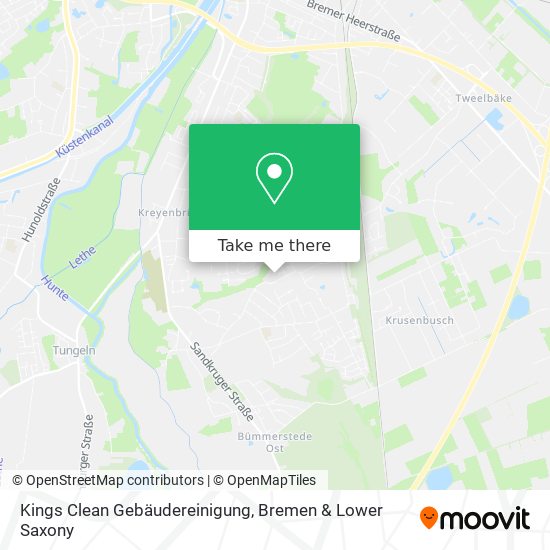 Kings Clean Gebäudereinigung map