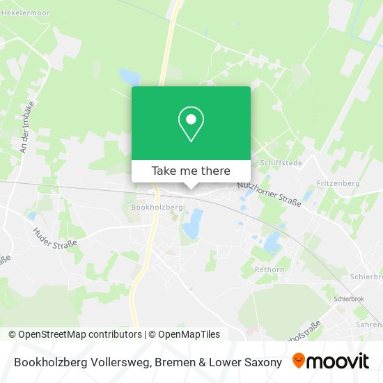 Bookholzberg Vollersweg map